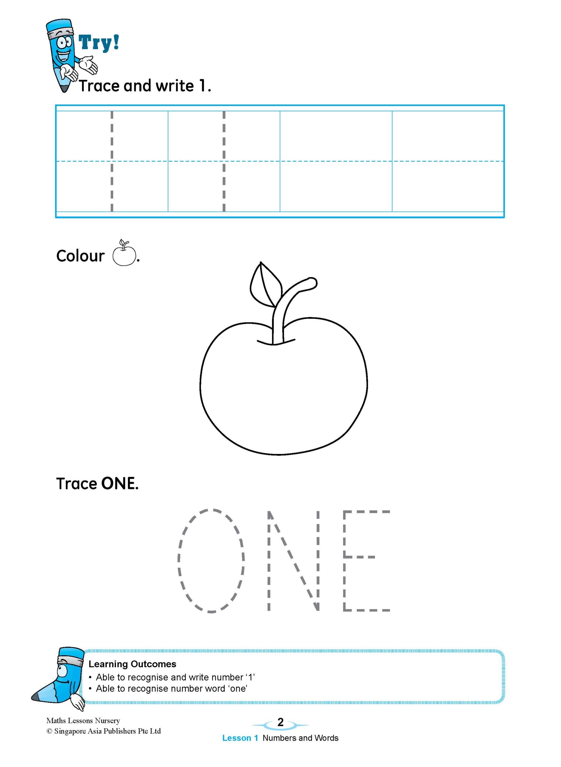 MATHS LESSONS Nursery