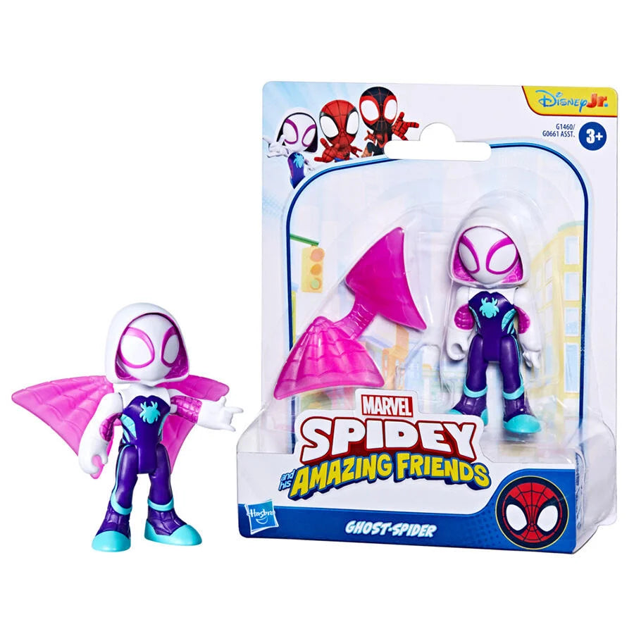 HASBRO MARVEL SPIDEY AND HIS AMAZING FRIENDS 3 IN1 FIGURE WITH ACCESSORY ASSORTED