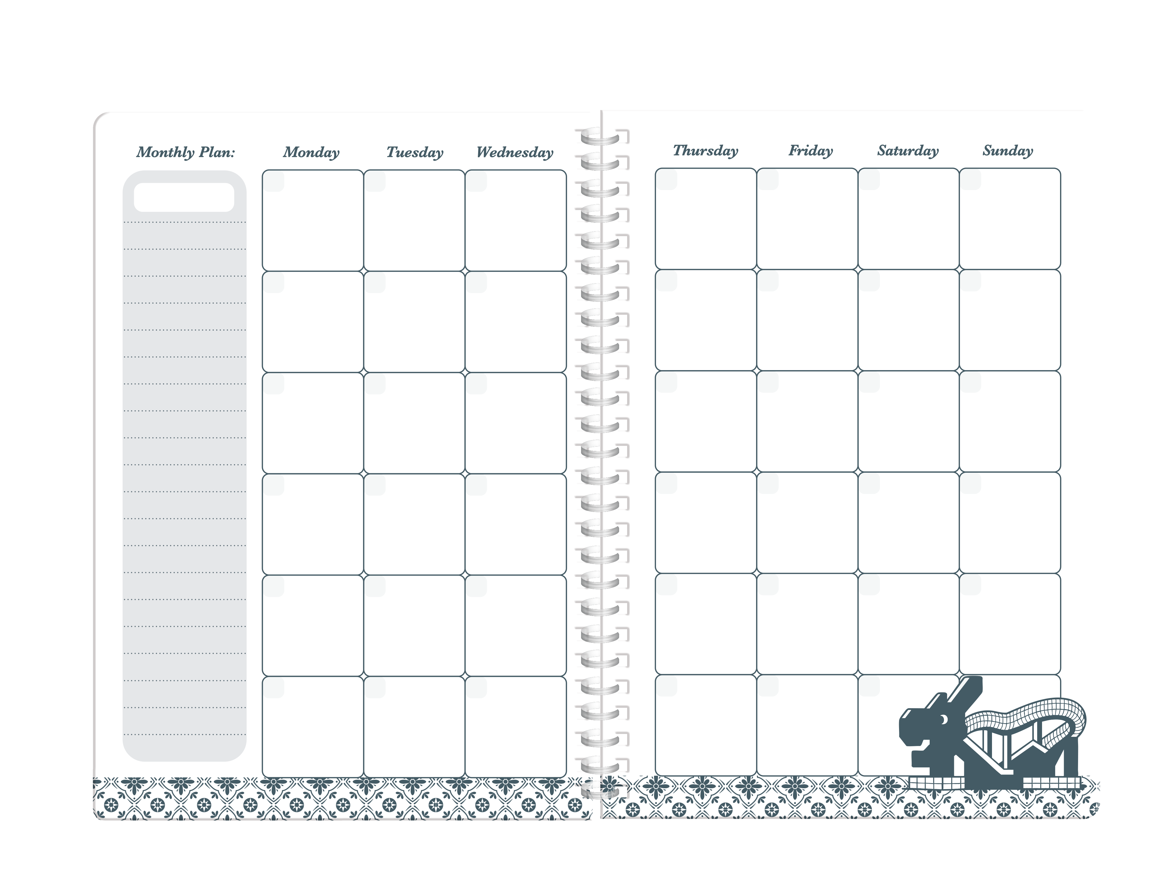 Undated Planner Notebook'25 Peranakan A5