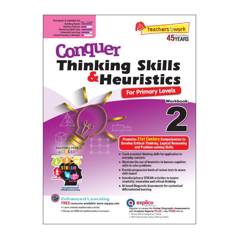 Conquer Thinking Skills & Heuristics Workbook 2