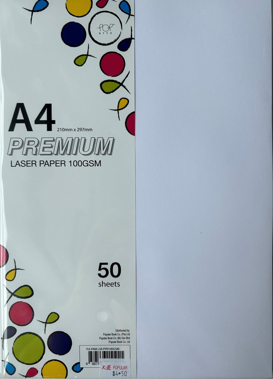 POP Artz Premium Laser Paper 100 GSM