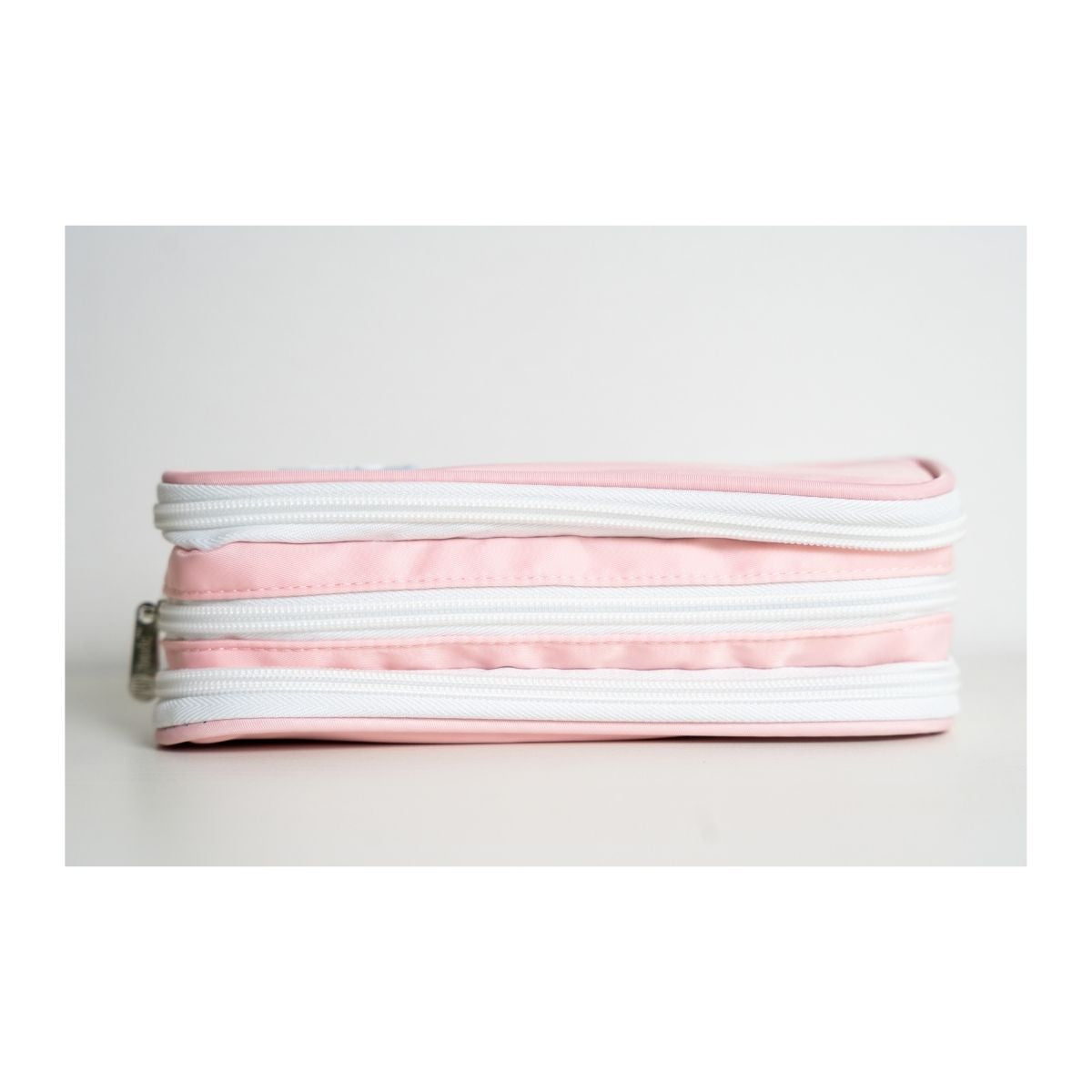 Pop Bazic Triple Zip Pencil Bag (Pink) - PB-505VCB- Pink