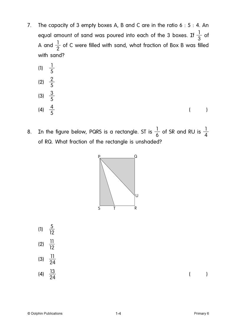 Topical Maths Worksheets Primary 6 (Pack) - 2nd Edition