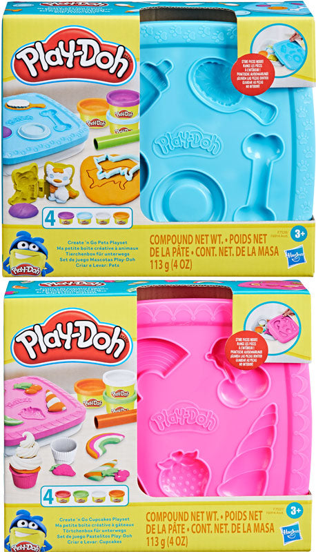 HASBRO PLAYDOH CREATE N GO PLAYSET ASSORTED