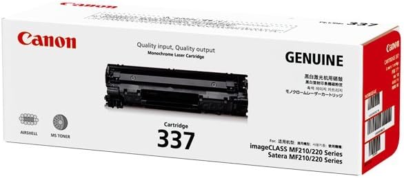 Canon 337 Original Black Toner Cartridge 