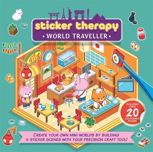 Sticker Therapy: World Traveller (Hardcover)