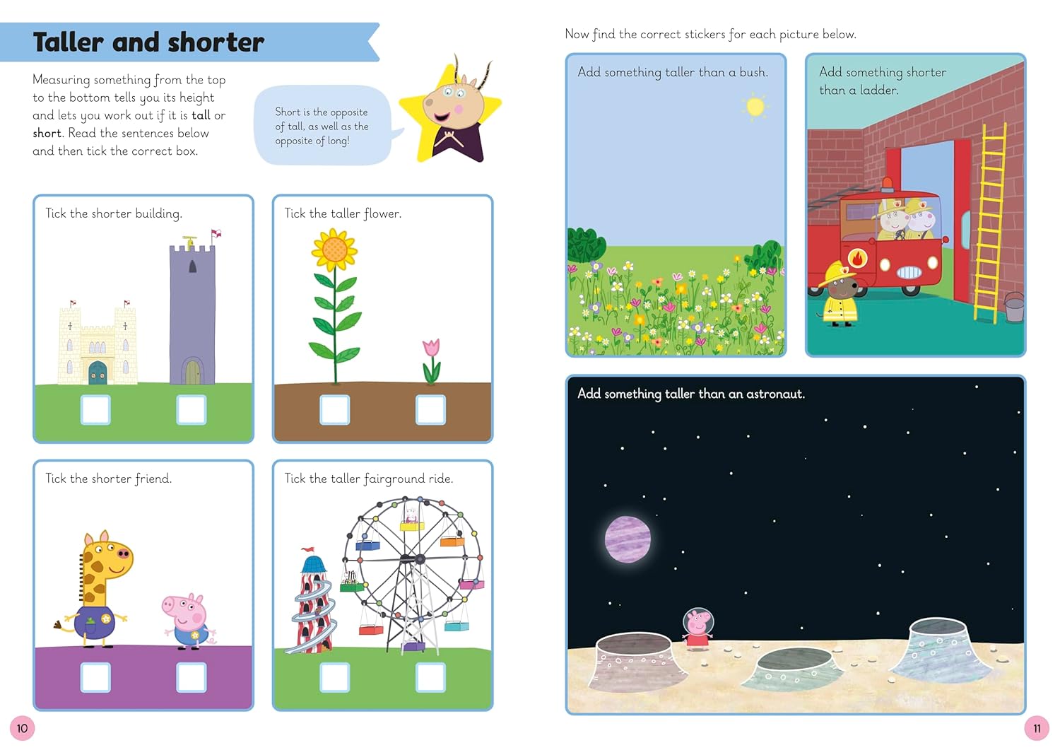 First Measuring Sticker Act (Learn with Peppa)