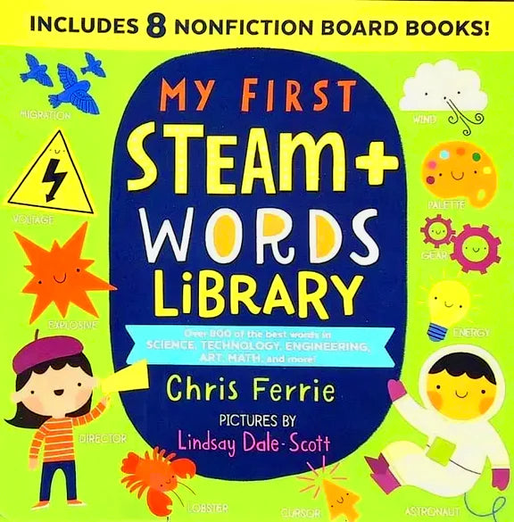 My First Steam+Words Library (Set Of 8 Books)
