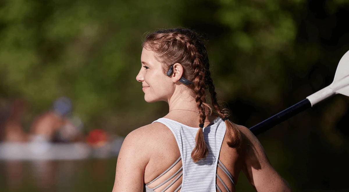 Shokz OpenRun Bone Conduction Sport Headphones Black