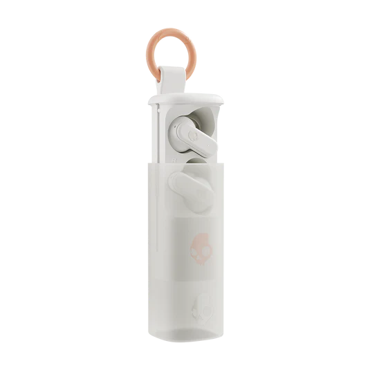 Skullcandy Dime® Evo True Wireless In-Ear Earbuds Bone/Orange Glow
