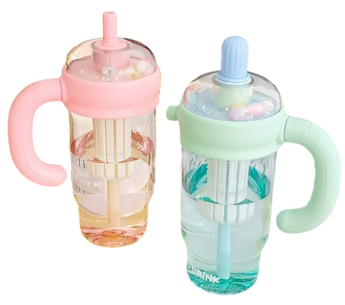 900Ml Water Bottle With Handle - Assorted Colour