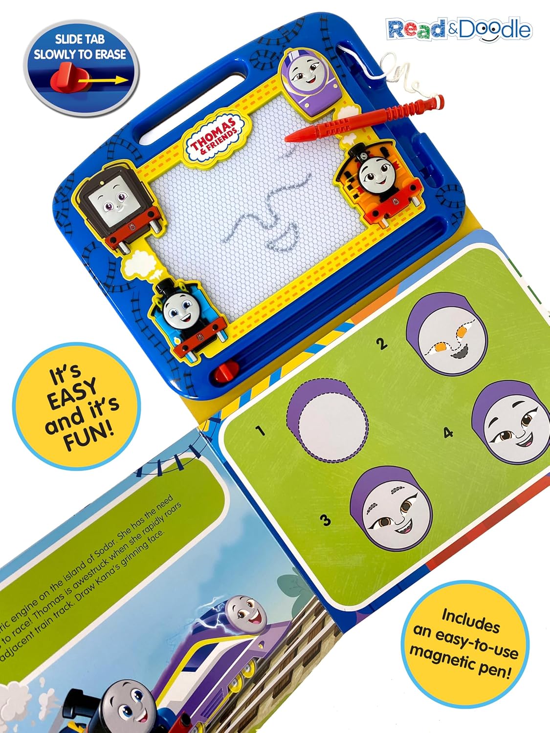 Thomas On The Go Read & Doodle (Board Book)