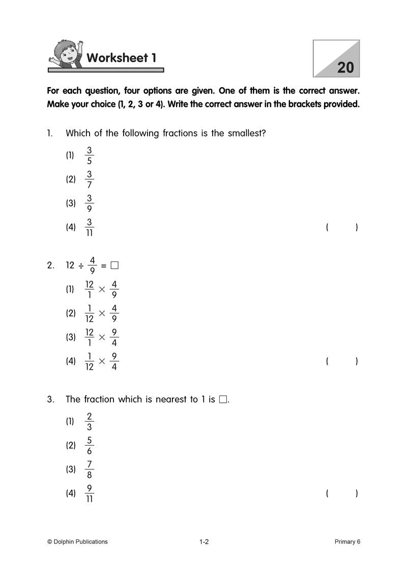Topical Maths Worksheets Primary 6 (Pack) - 2nd Edition