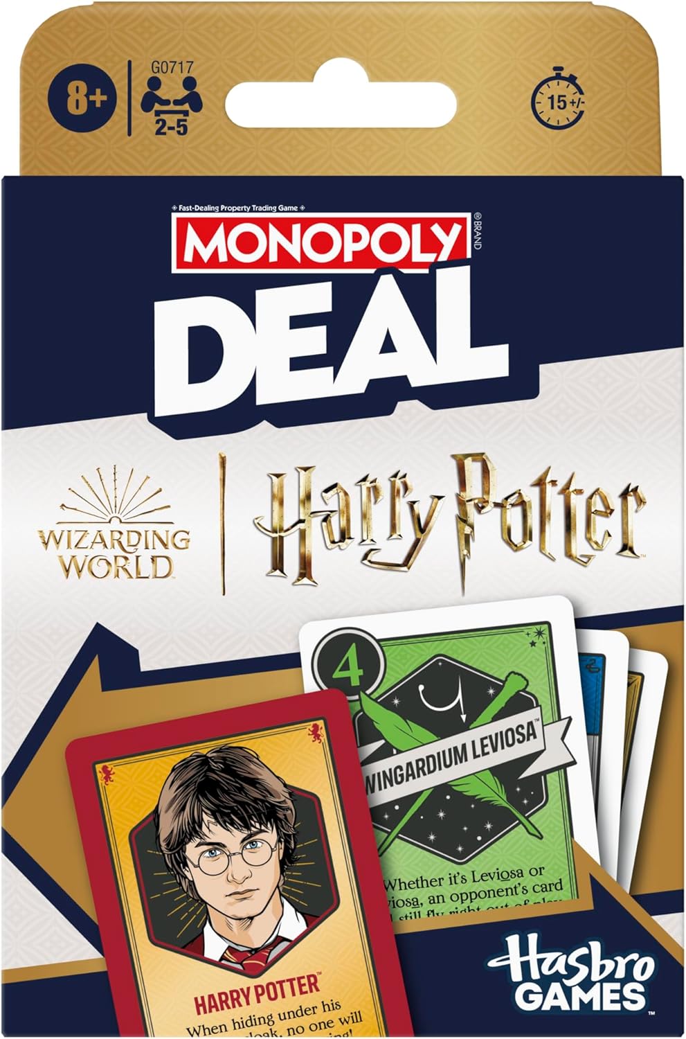 HASBRO MONOPOLY DEAL HARRY POTTER CARD GAME