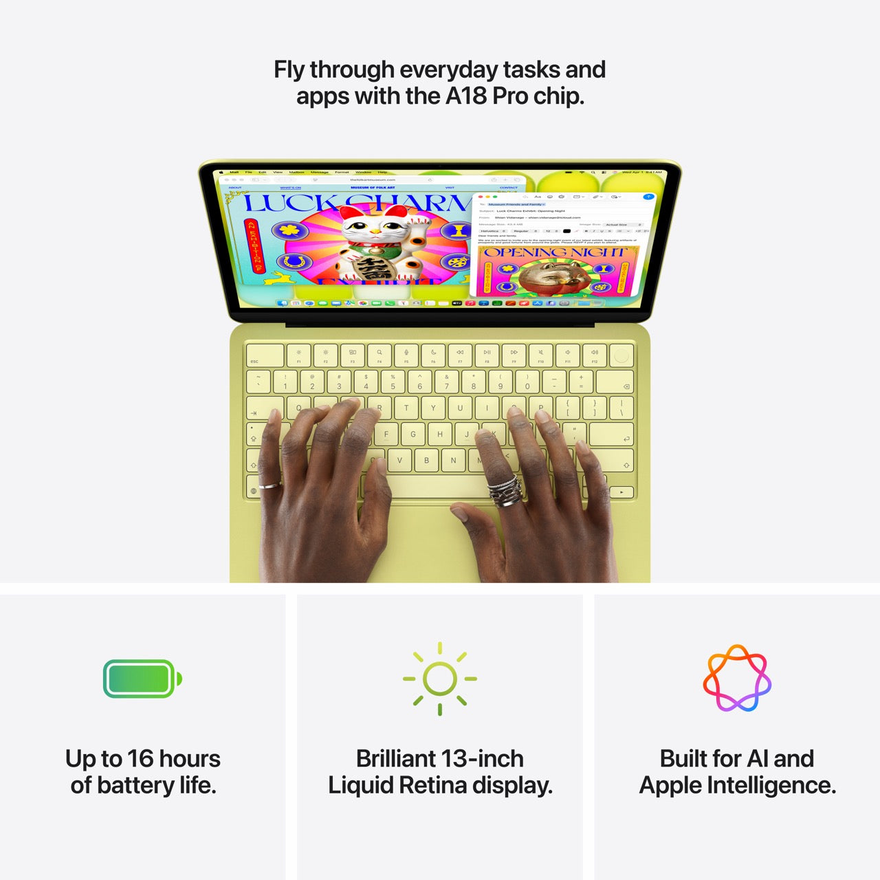 Apple MacBook Neo Touch ID 13-inch laptop Apple A18 Pro chip 2026 Blush