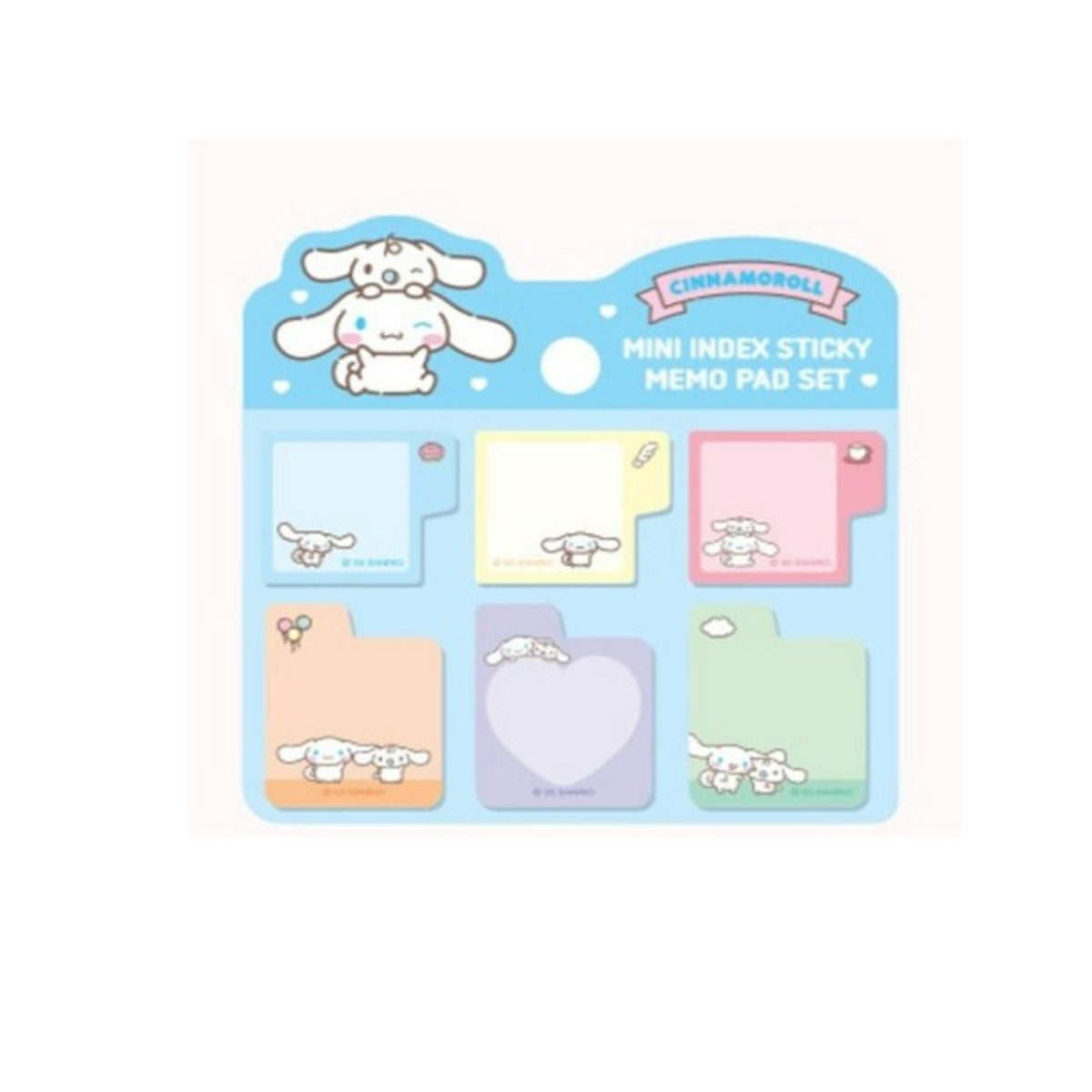 Sanrio Cinnamoroll Mini Index Sticky Memo Set