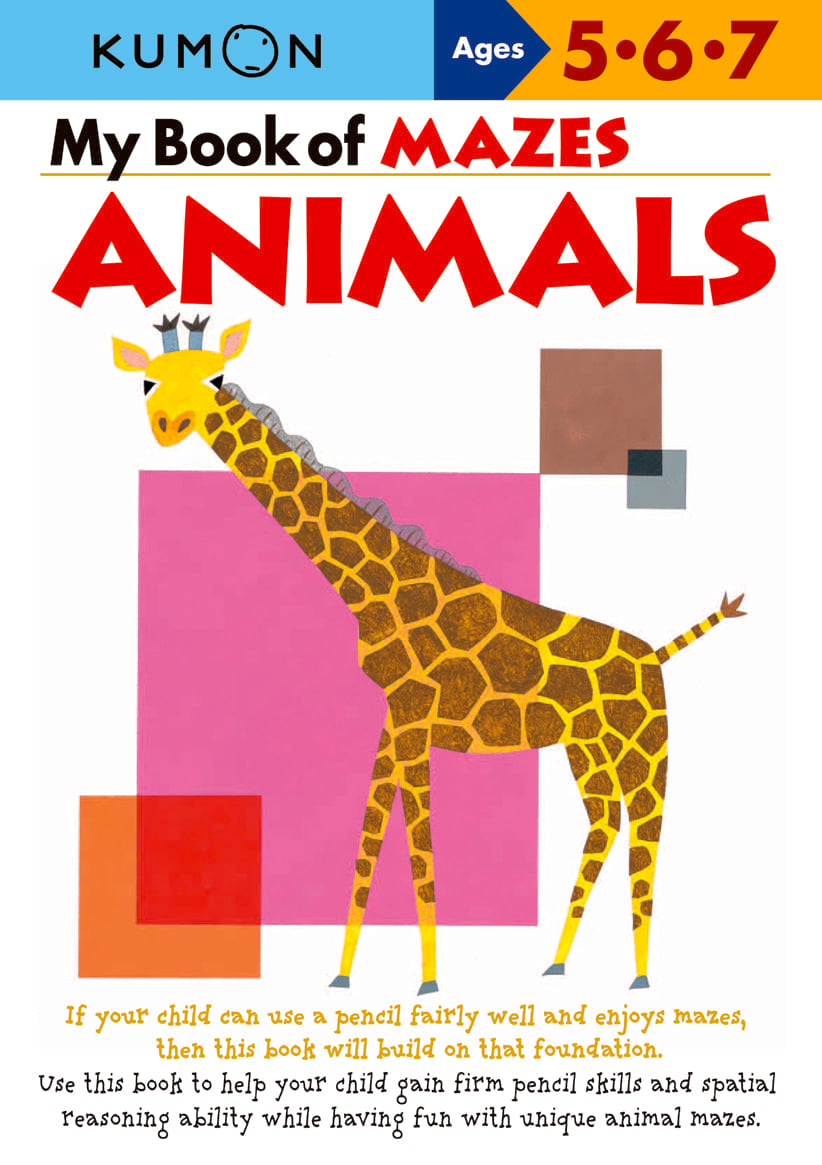 Kumon: My Book of Mazes Animals