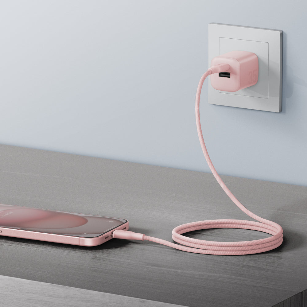 GoCharge WE USB-C to USB-C Cable 60W 1.5m (Pink)