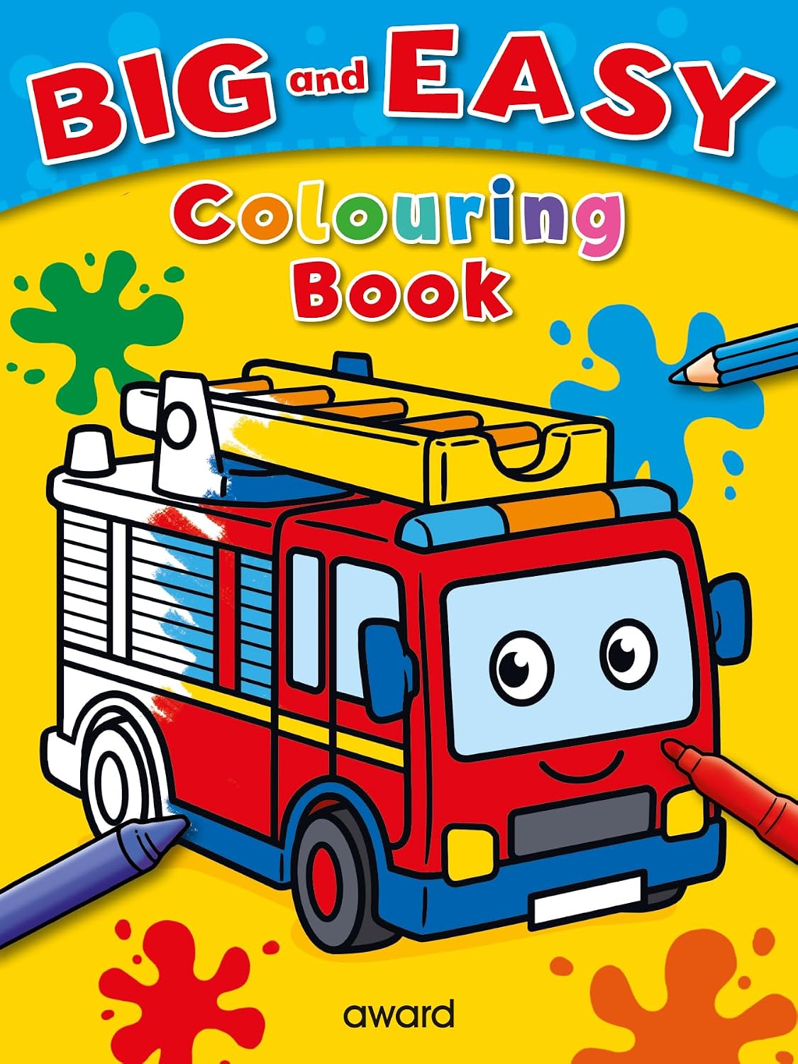 Big & Easy Colouring Books: Tortoise (Paperback)