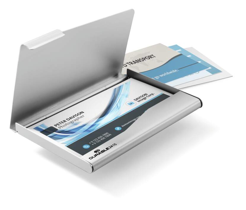 Durable Biz Card Box 90x55mm 2415