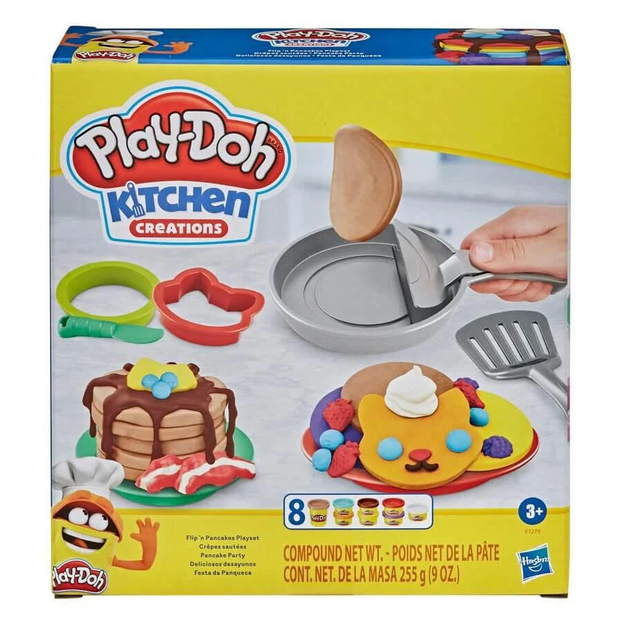 HASBRO PLAYDOH FLIP N PANCAKES PLAYSET