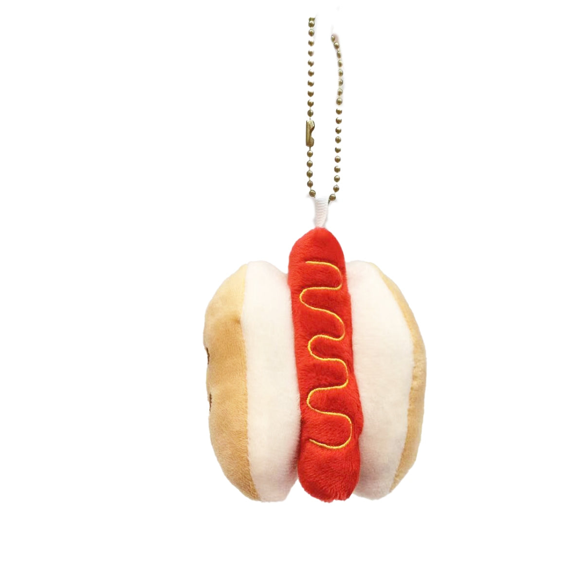 Hot Dog Plush Keycharm