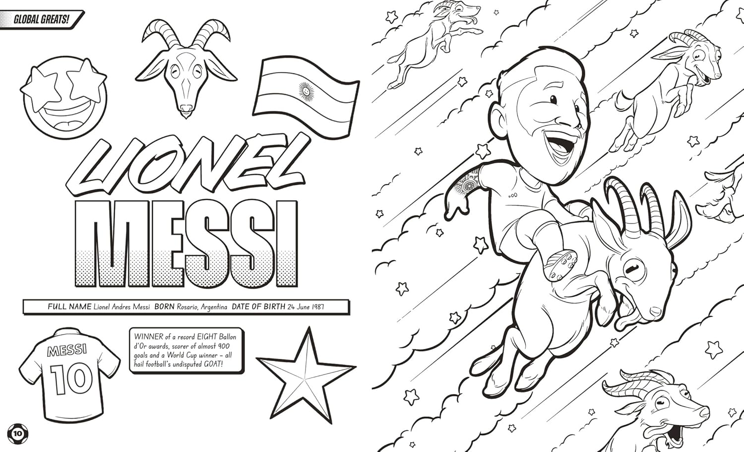 The Match of the Day Football Colouring Book