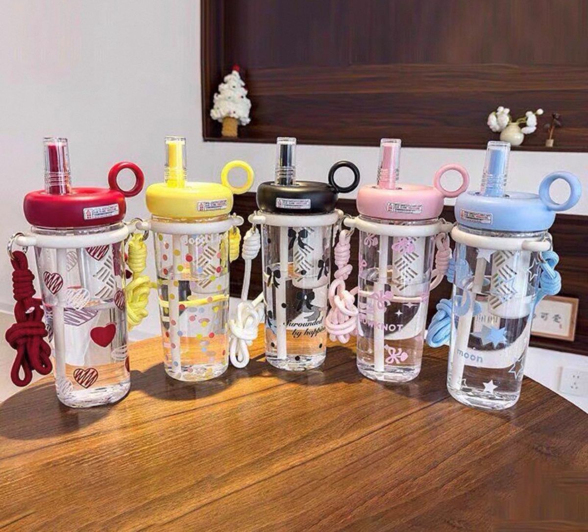800Ml Lifestyle Water Bottle With Tea Filter & Strap - Assorted Colour