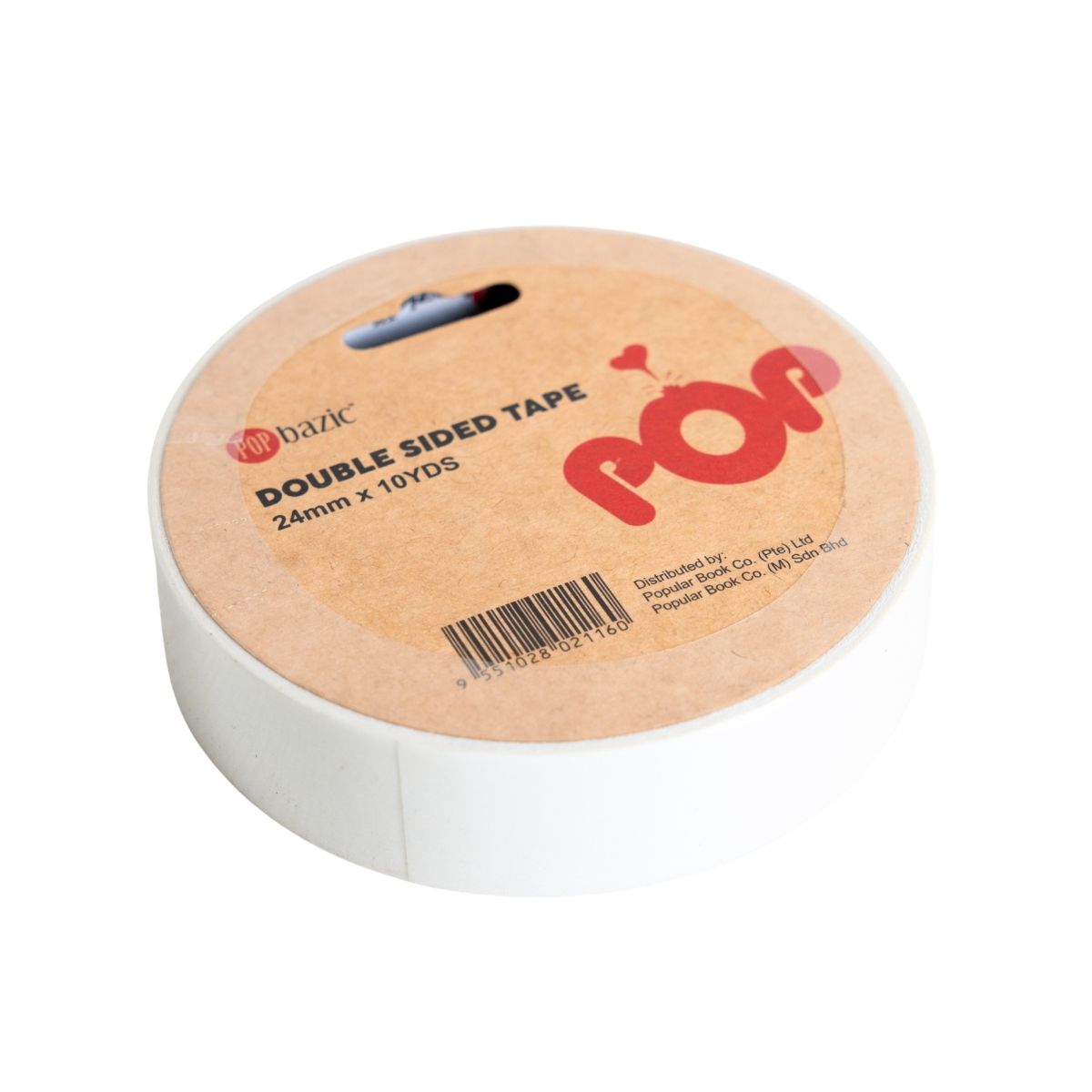 Pop Bazic Double-Sided Tape 24mm x 10 Yards