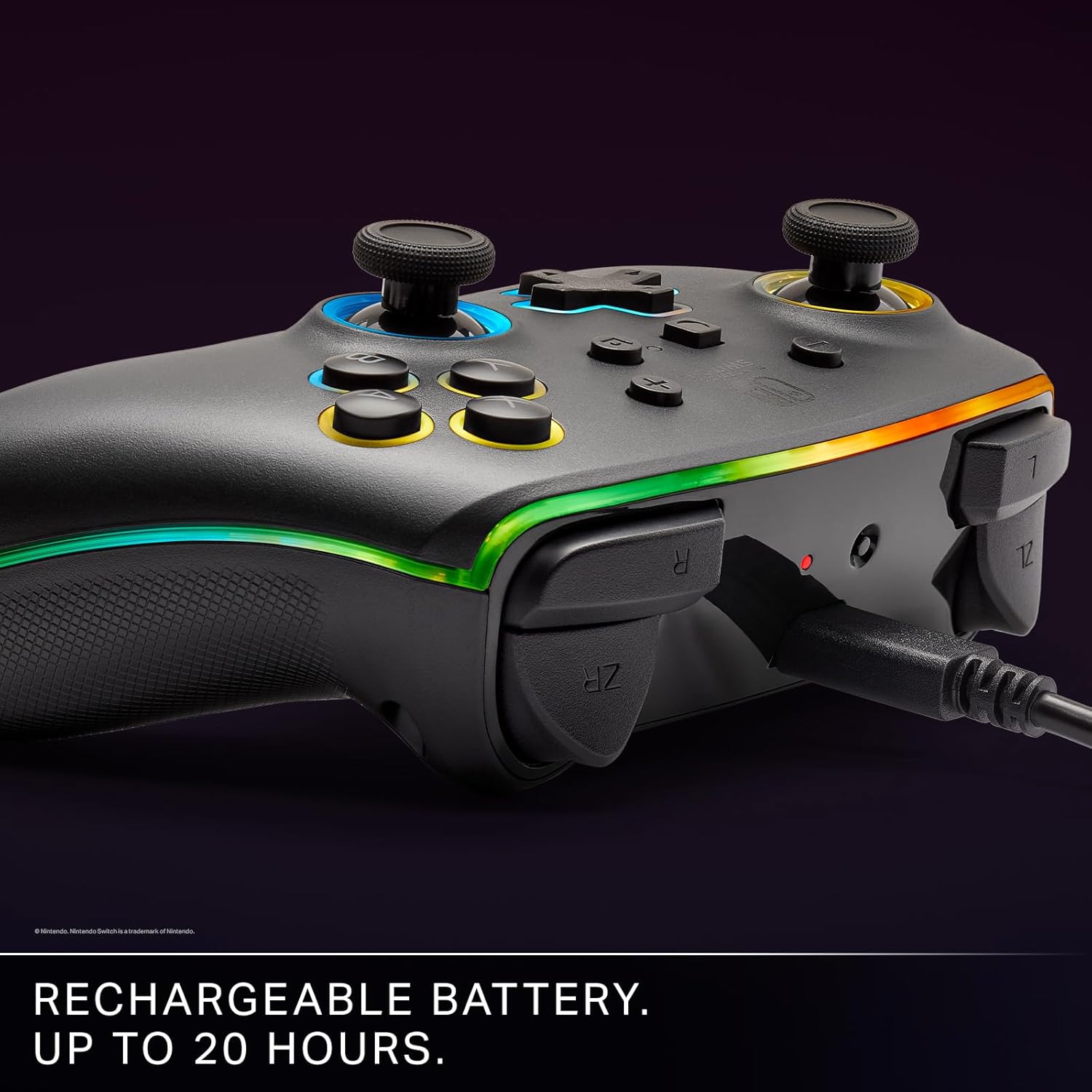PowerA Enhanced Wireless Controller for Nintendo Switch with Lumectra (Officially Licensed)