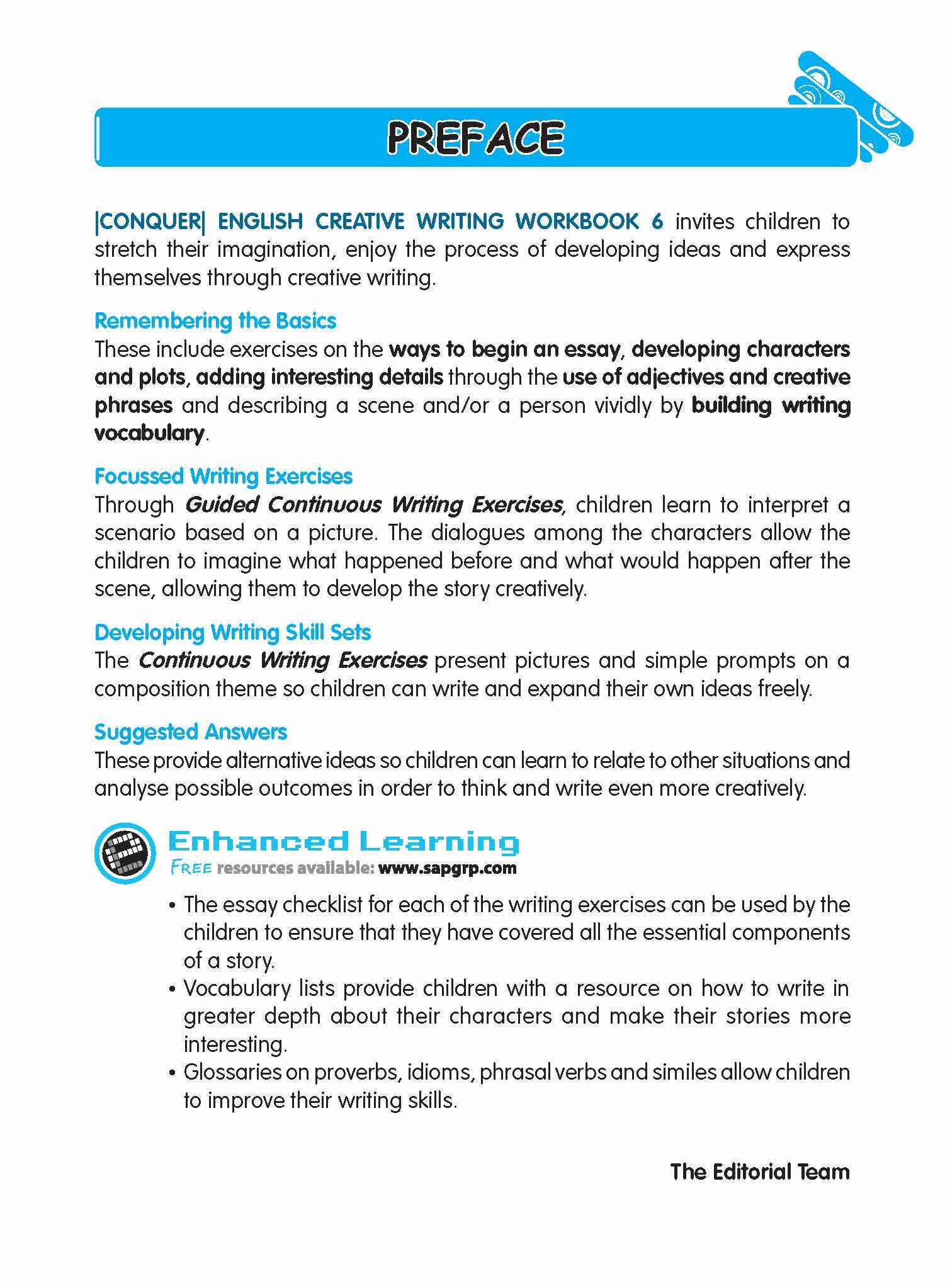 Primary 6 Conquer English Creative Writing Workbook 6 - 4th Edition