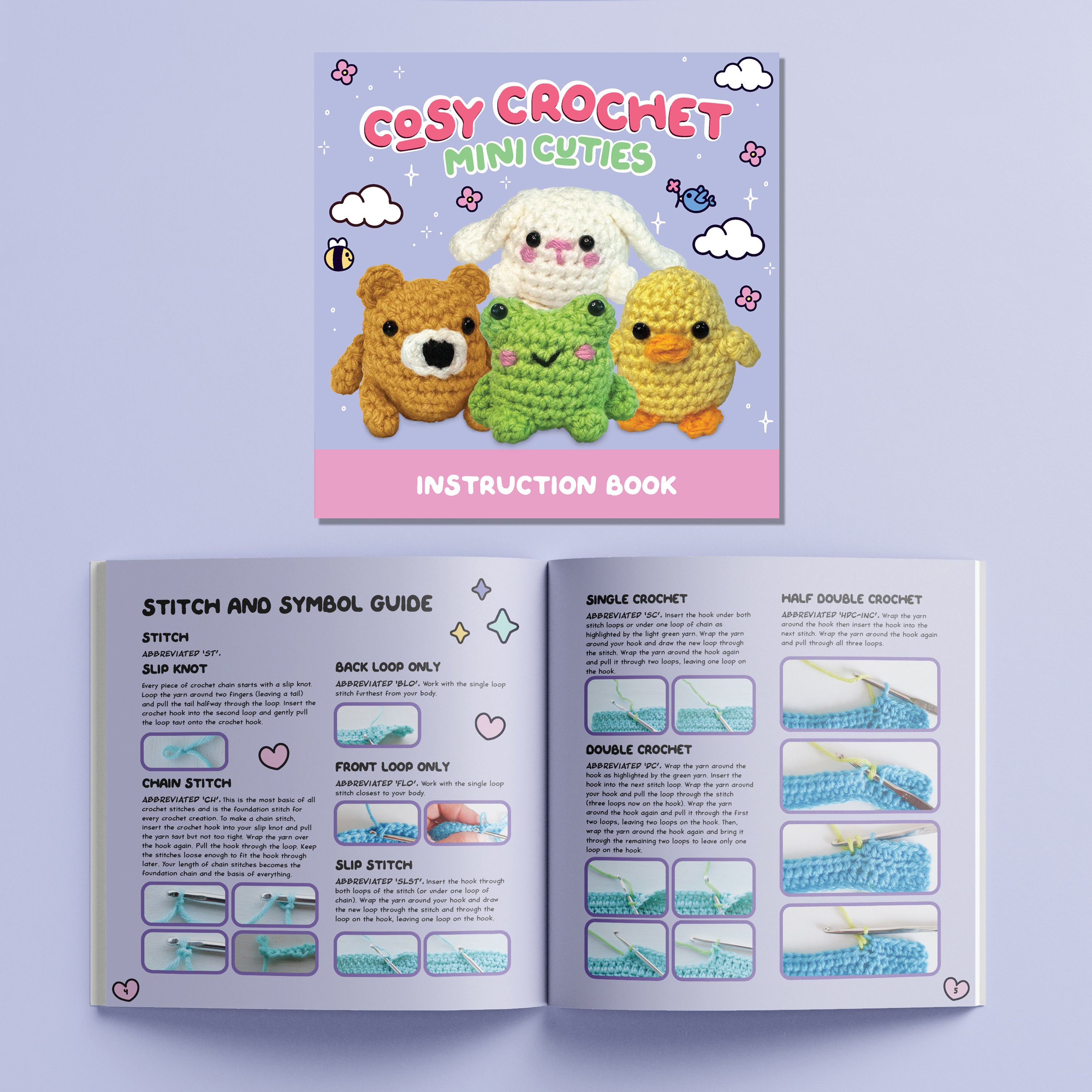 Cosy Crochet Mini Cuties Kit