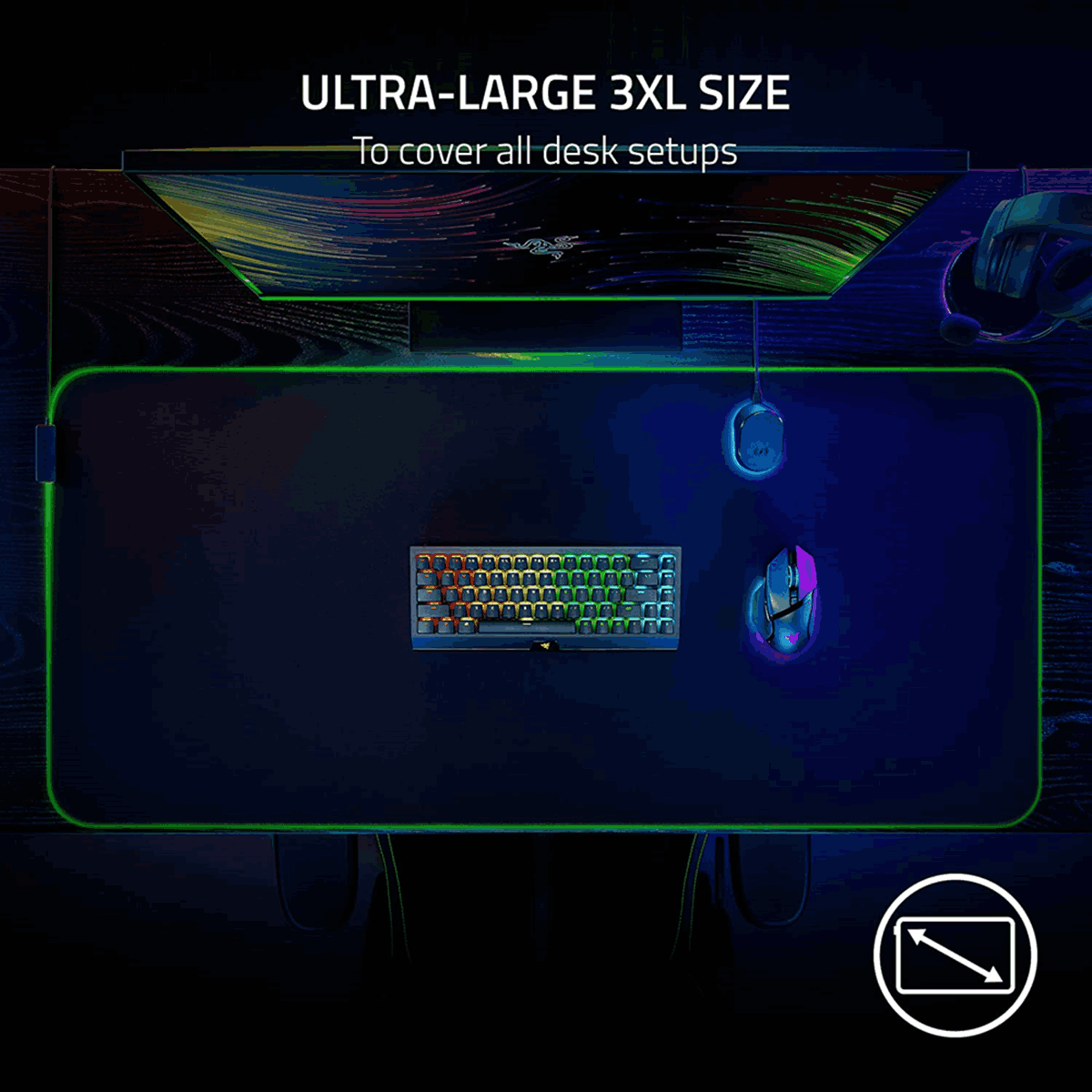 Razer Goliathus Chroma 3XL Soft Gaming Mouse Mat