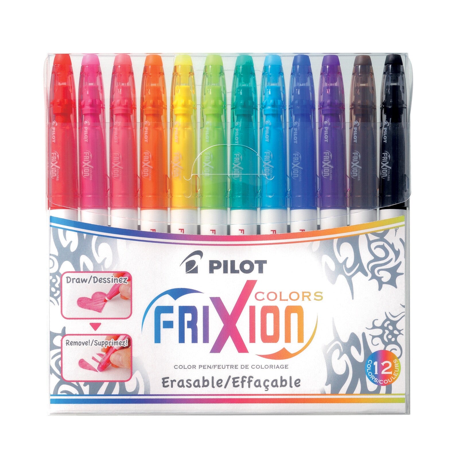 Pilot Frixion Colors Erasable Markers Set Of 12 Colors