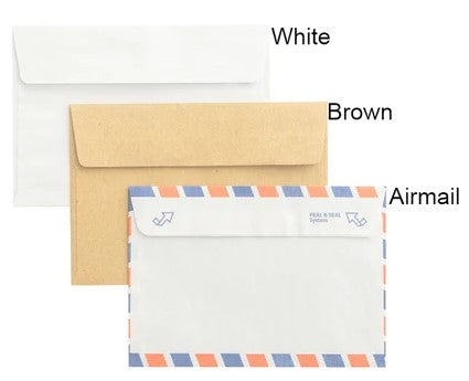 Waysin White Envelope Peel & Seal (C6 Size) 162mm X 114mm - 50pcs
