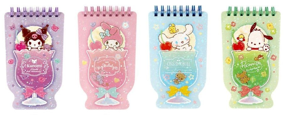 SANRIO CHARACTER SODA CUP HANDY NOTEBOOK