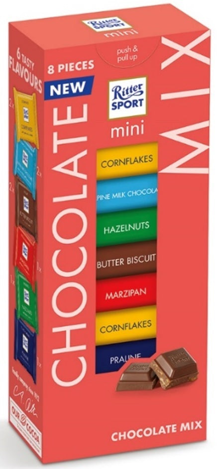 Rittersport Mini 8's Choc Mix Tower 133g