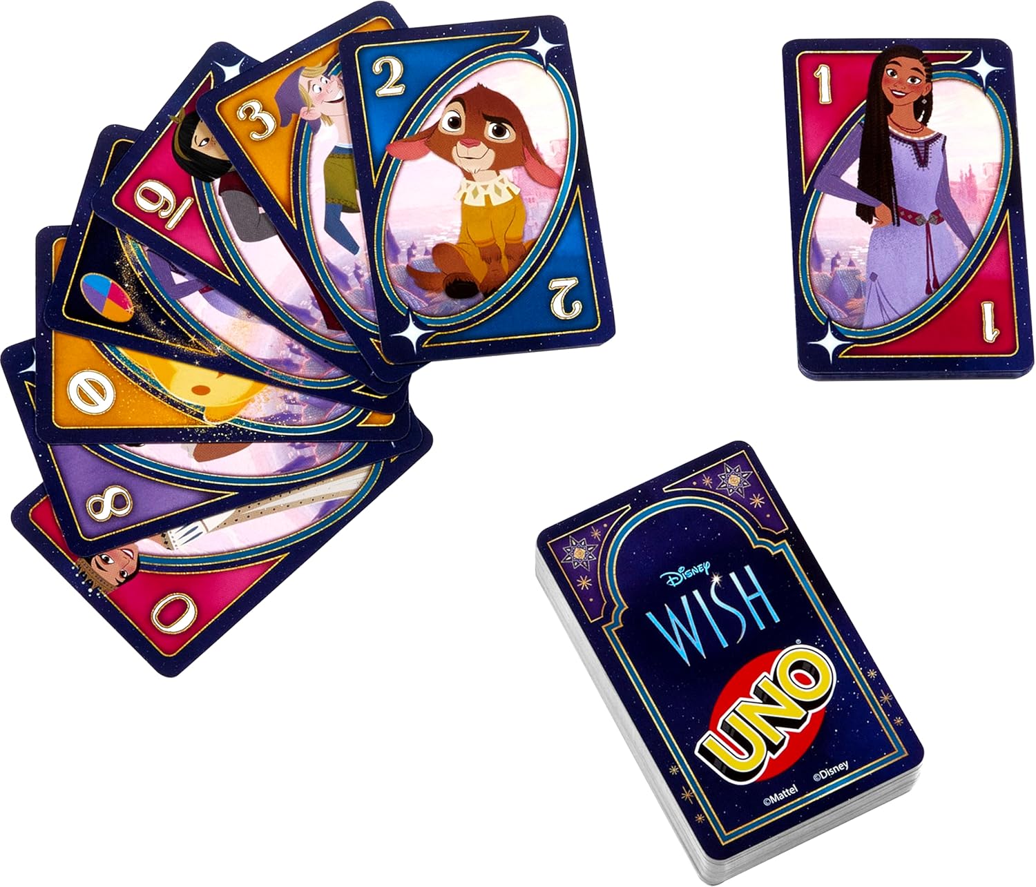 MATTEL UNO DISNEY WISH CARD GAME