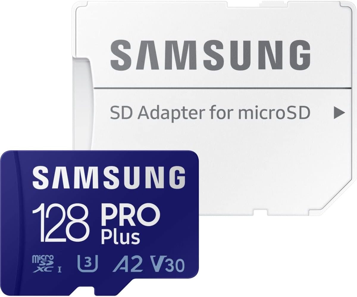 Samsung MB-MD128KA/APC Pro Plus MicroSD Card, 128GB
