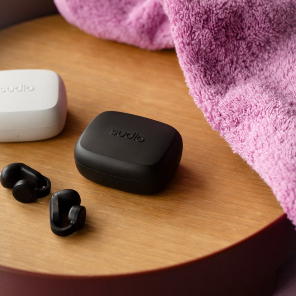 Sudio B3 Open-Ear True Wireless Earbuds – Black