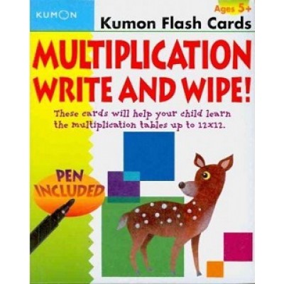 Kumon: Flash Cards : Multiplication Write & Wipe