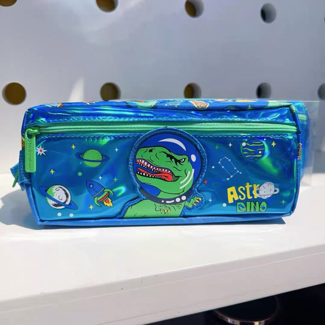  Three-Layer Zip Pencil Pouch – 3 Assorted Designs 