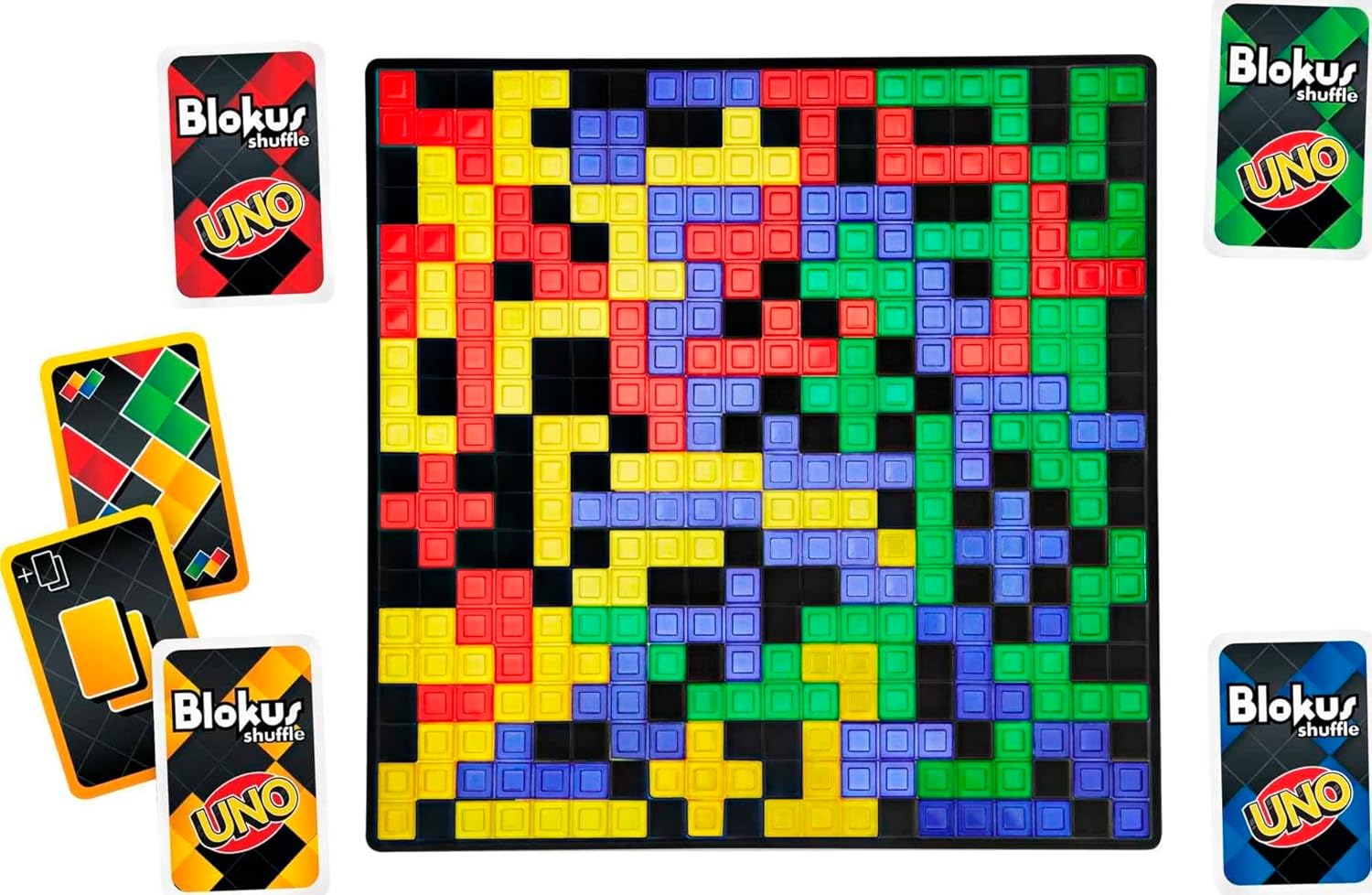 MATTEL BLOKUS SHUFFLE UNO EDITION