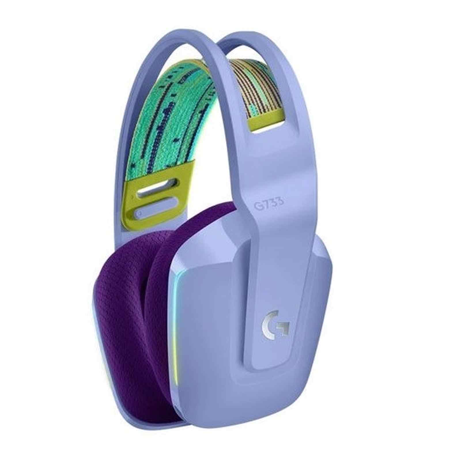 Logitech G733 Ultra-Lightweight, Wireless Gaming Headset - Lilac