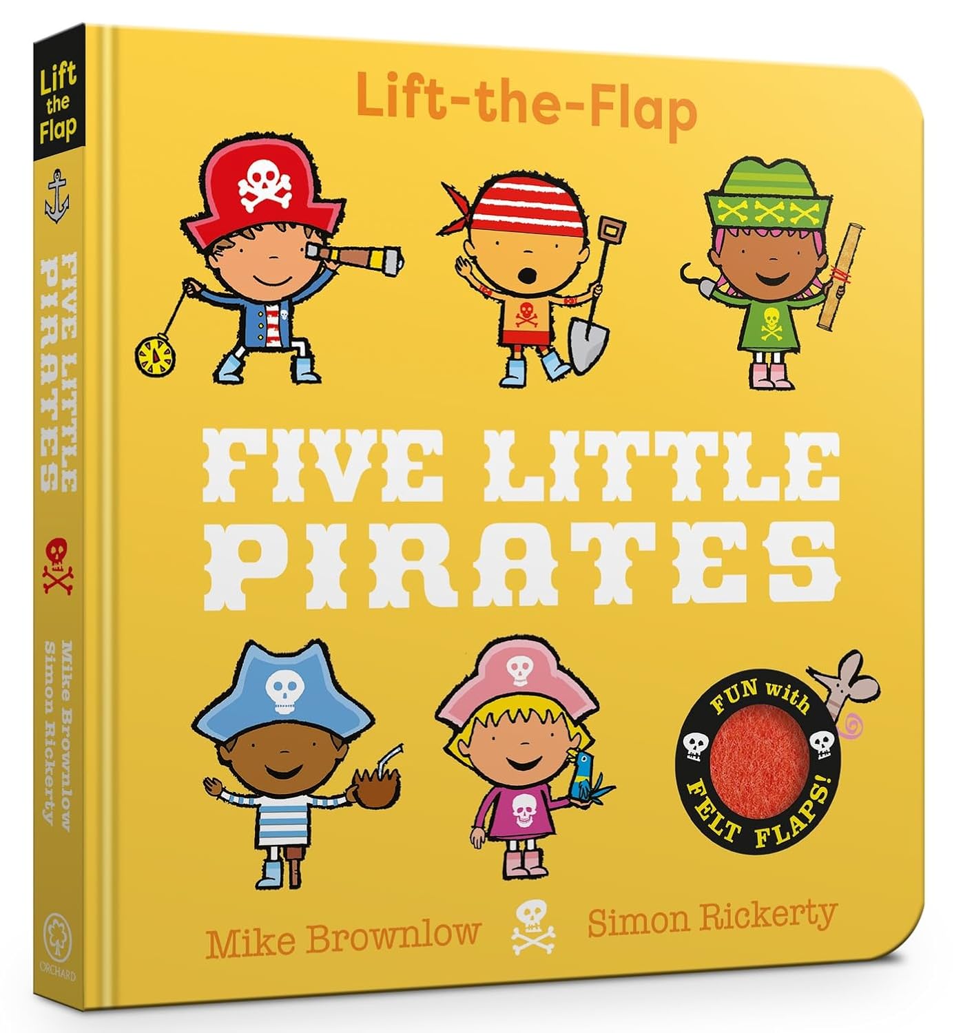Five Little Pirates : Lift-the-Flap (Boardbook)