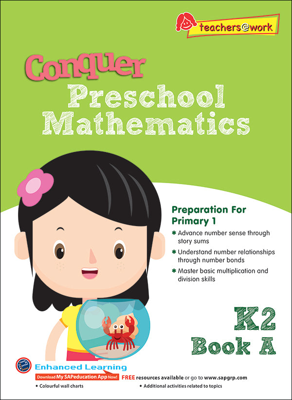 Conquer Preschool Mathematics Kindergarten 2 Book A