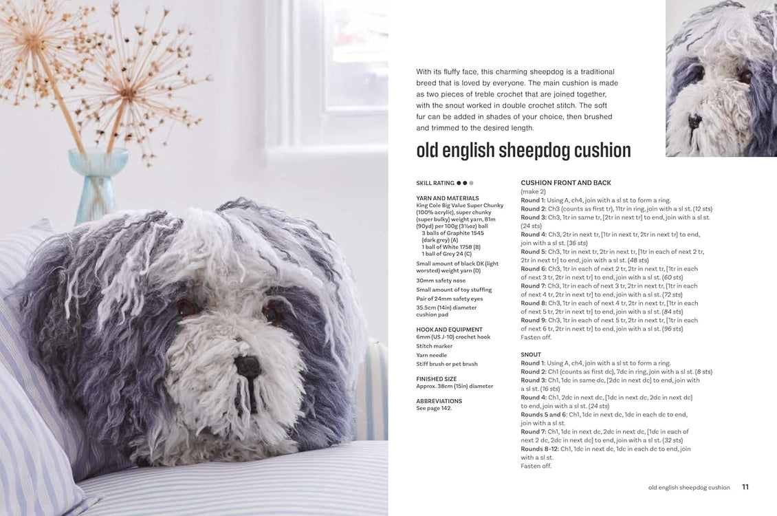 Crocheted Dogs: 35 Projects To Make