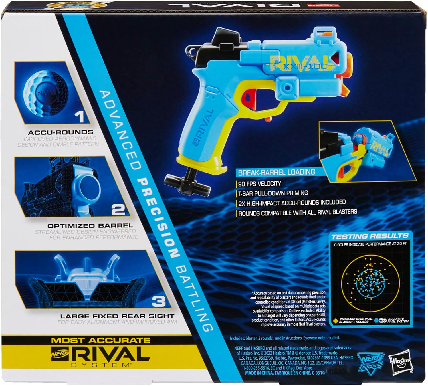 HASBRO NERF RIVAL PILOT XXIII 100 BLASTER