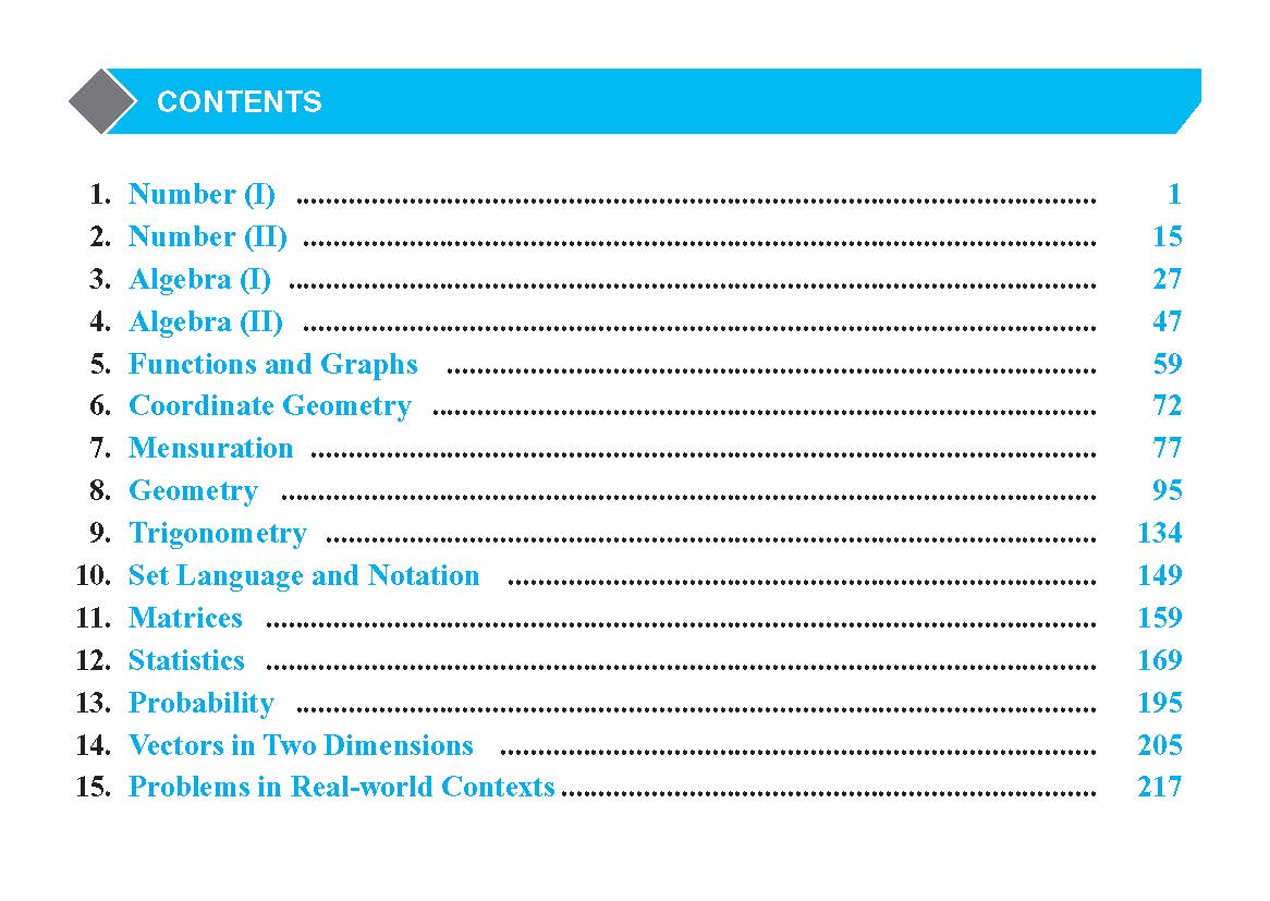 S3/4 G3 Maths Quick Revision Handbook
