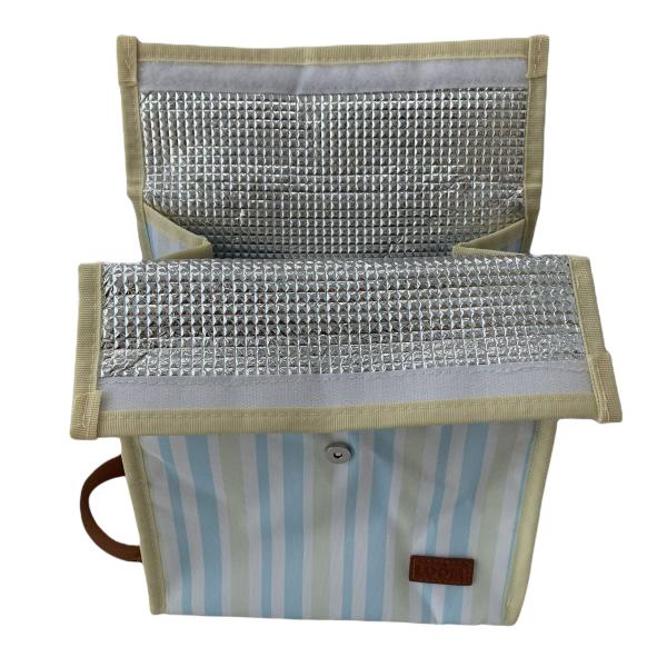 LOOM Lunch Bag B101 – Blue/Green Stripe